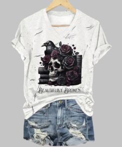 Jelly Roll Beautifully Broken Country Music Print T-Shirt